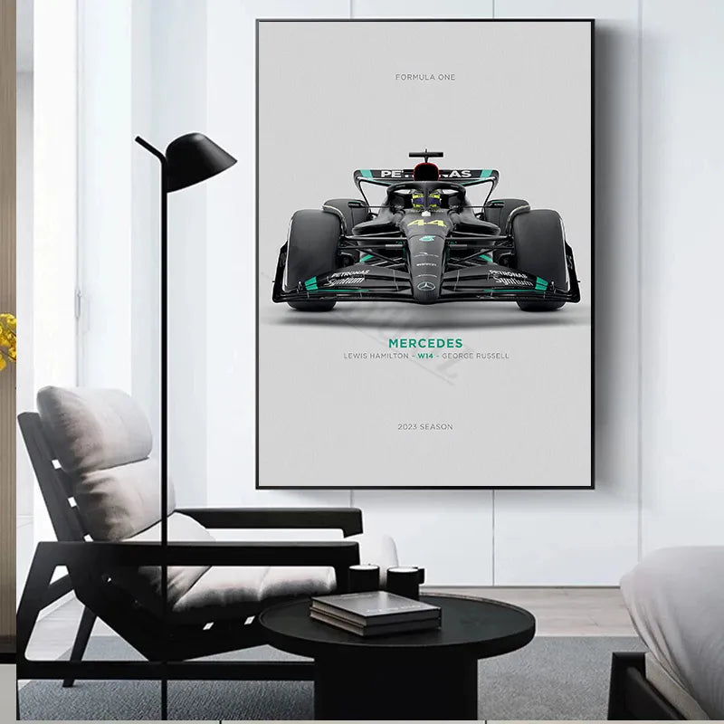 F1 2023 Car Canvas Poster