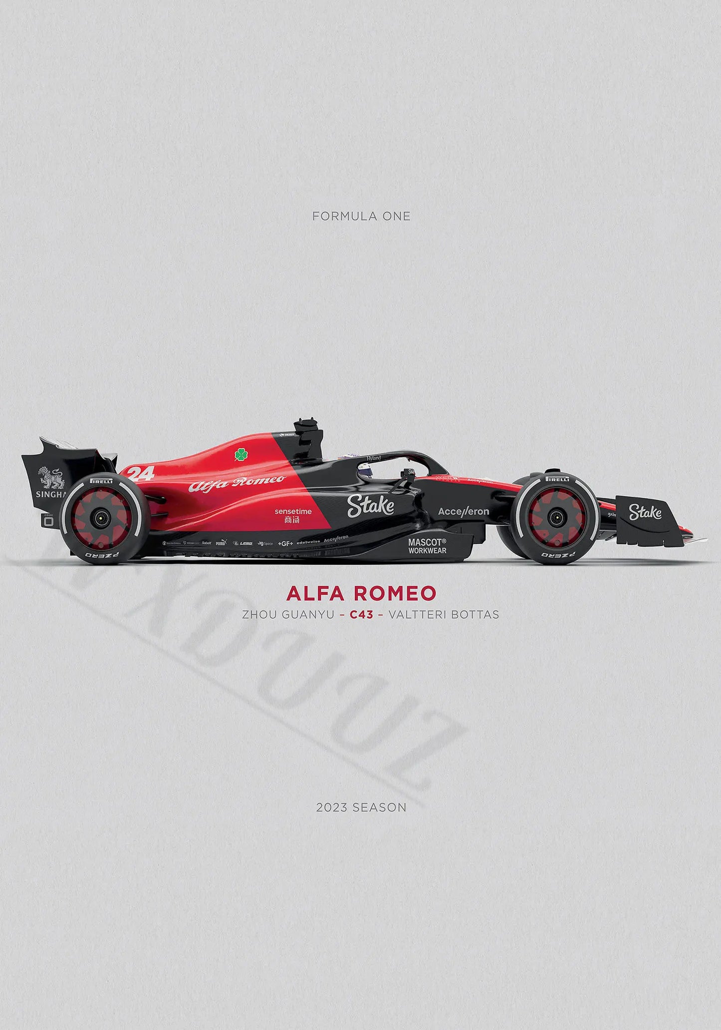 2023 Formula 1 Side Poster – Consumed By Cars