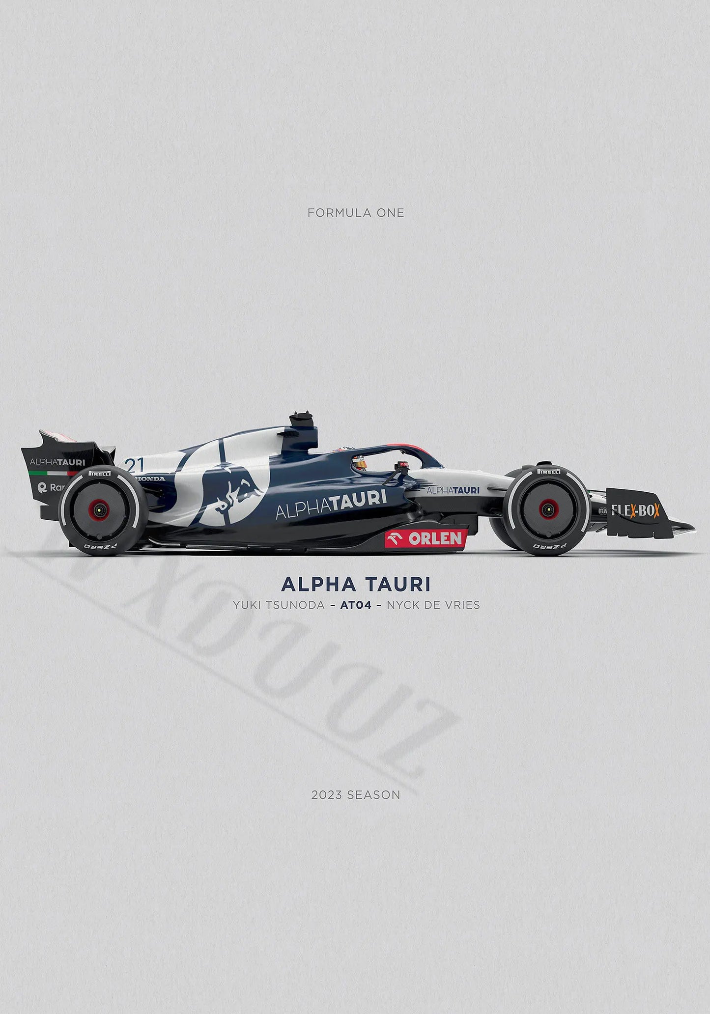 2023 Formula 1 Side Poster – Consumed By Cars